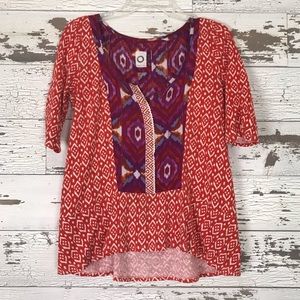Akemi + Kin Anthro Ikat top small